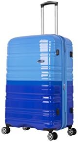 Rockland Melbourne Hardside Expandível Spinner Wheel Bagage, dois tons Blue, conjunto de 2 peças