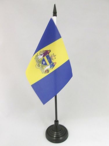 AZ Flag Filadélfia Bandeira 4 '' x 6 '' - Cidade da Filadélfia - Bandeira da mesa da Pensilvânia 15