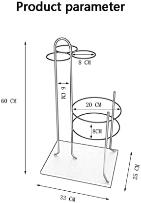 Stand Iron Stand Minimalista Design guarda -chuva, Housed Housed Durable Umbrella Rack Space Salvando o guarda -chuva,