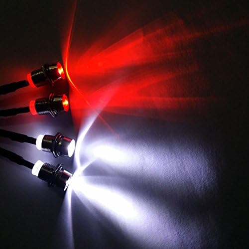 Compartilhe os faróis leves 4LED FACKLIGHT ACESSÓRIOS COMPATÍVEIS COM TRAXXAS HSP TAMIYA REDCAT