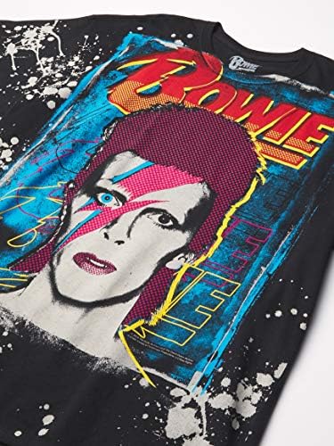 Camiseta líquida azul-david bowie ziggy