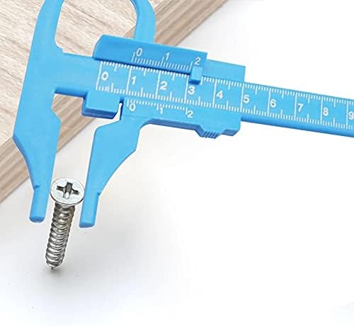 Xwwdp 0-100mm Plástico em escala dupla de escala Vernier Profundidade Diâmetro Medida Medida Medida Medida de Medida Perfil Diâmetro da ferramenta de marcação