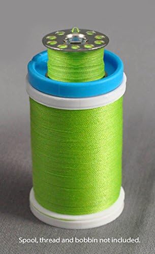 Taylor Seville Originals Bobbin Topper ajuste todos os tamanhos populares do recurso de bloqueio de spools-thread